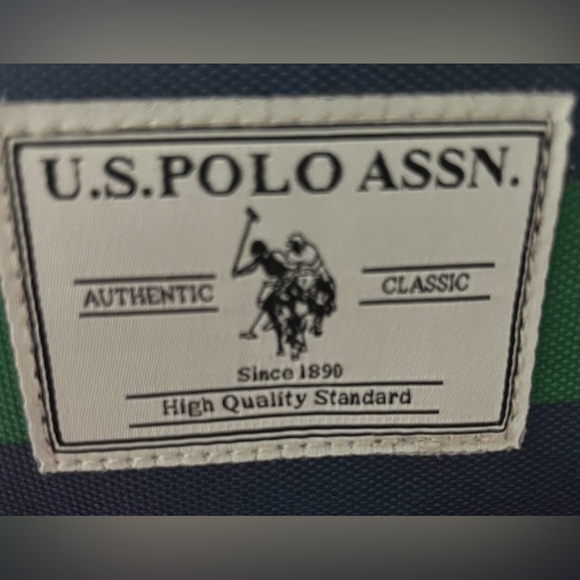 US Polo Assn Backpack, Waterproof Lunch Bag and Pencil Case for Kids, Navy Blue - Picture 11 of 12